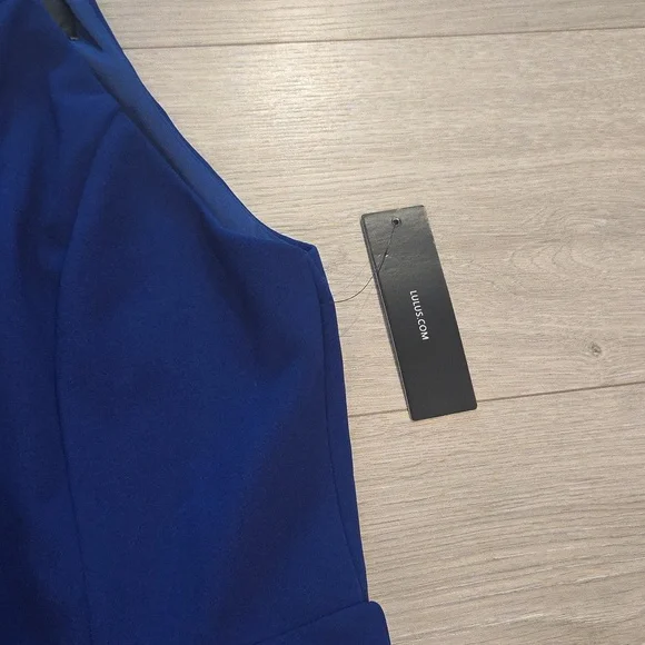 NWT- Irresistible Charm Royal Blue Midi Dress - Picture 5 of 8